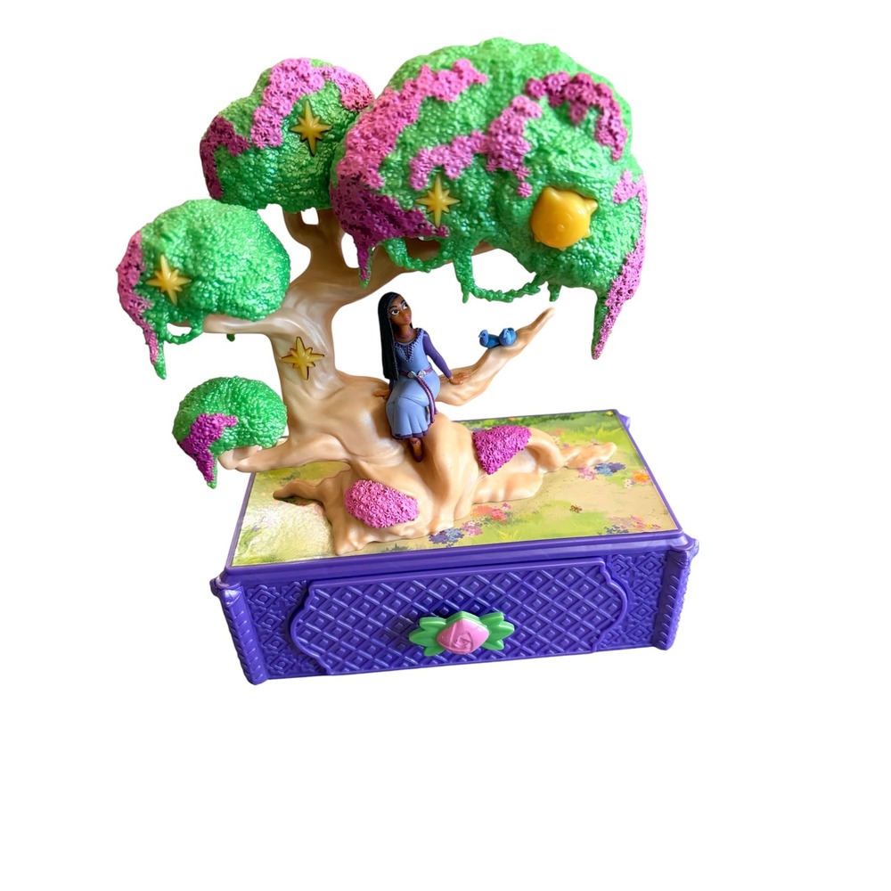 Disney Wish Asha's Musical Wishing Tree Keepsake Music Box Kids Toy